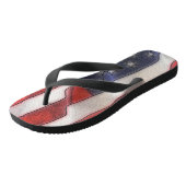 American Flag Flip Flops Badesandalen (Schrägansicht)