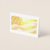 American Flag Foil Card Folienkarte (Vorderseite)