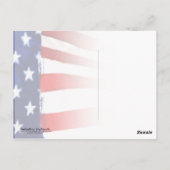 American Flag Foto Frame Postcard Postkarte (Rückseite)