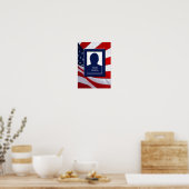 American Flag Foto Print Poster (Küche)