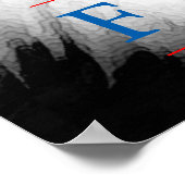 American Flag Freedom Eagle Eye Poster (Ecke)