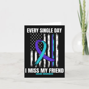 American Flag: Friends Suicide Awareness Preventio Karte