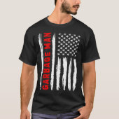 American Flag Garbage Man US USA Flag T-Shirt (Vorderseite)