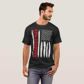 American Flag Garbage Man US USA Flag T-Shirt (Vorne ganz)