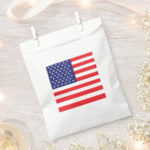 American Flag Gastgeschenk Bag Rot Weiß und Blau Geschenktütchen (Ausgeschnitten)