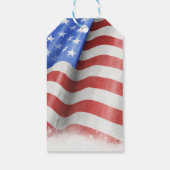 American Flag Gift Label Geschenkanhänger (Rückseite)