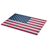 American Flag Glass Schneidebrett (Ecke)
