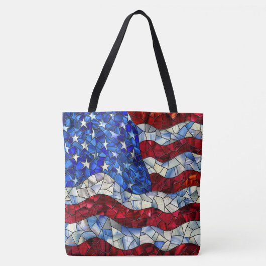 American Flag Glass Toag Tasche (Vorderseite)