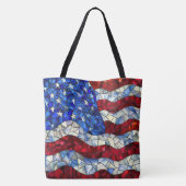 American Flag Glass Toag Tasche (Rückseite)