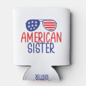 American Flag Glasser Sister Dosenkühler (Rückseite)