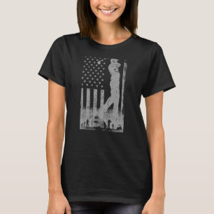 American Flag Golf Club USA 4th July for Men Wo T-Shirt