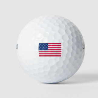 American Flag Golf Golfball