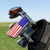 American Flag Golf Head Cover Headcover (In Situ)