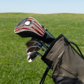 American Flag Golf Monogram Design Headcover (In SItu)