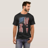 American Flag Golf USA 4th July Men Women Boy G T-Shirt (Vorne ganz)