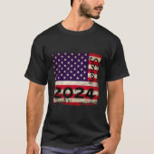 American Flag Graduation Party Ihre Ihm Klasse von T-Shirt (Vorderseite)