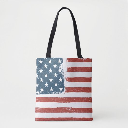 American Flag Grunge Background. Raster version. H Tasche (Vorderseite)