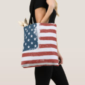 American Flag Grunge Background. Raster version. H Tasche (Von Nahem)