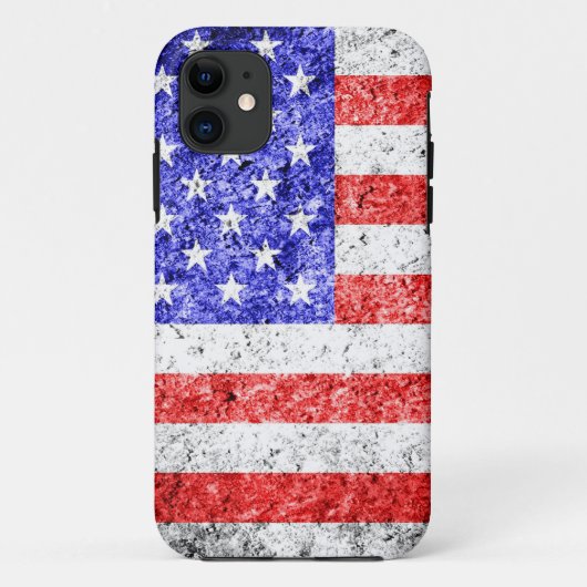 American Flag Grunge Case-Mate iPhone Hülle (Rückseite)