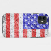 American Flag Grunge Case-Mate iPhone Hülle (Rückseite (Horizontal))