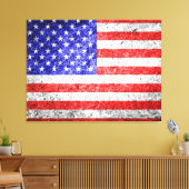 American Flag Grunge Leinwanddruck (Insitu (Wohnzimmer))