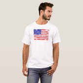 American Flag Grunge Shirt (Vorne ganz)
