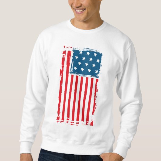 American Flag Grunge Vintag Tshirt (Vorderseite)