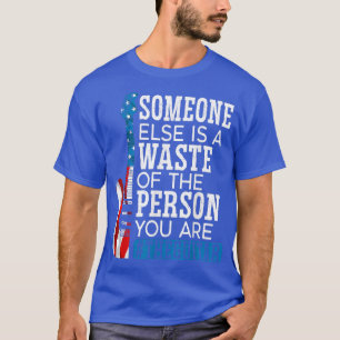American Flag Guitar Patriotic Guitarist T - Shirt