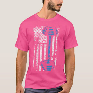 American Flag Gym und Fitness Lifting Gift T-Shirt