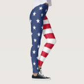 American Flag, Half und Half, US Flagge Leggings (Rechts)