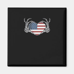 American Flag Heart Angepasst Magnet