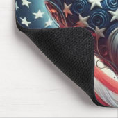 American Flag Heart Mouse Pad – Patriotic Desktop  Mousepad (Ecke)