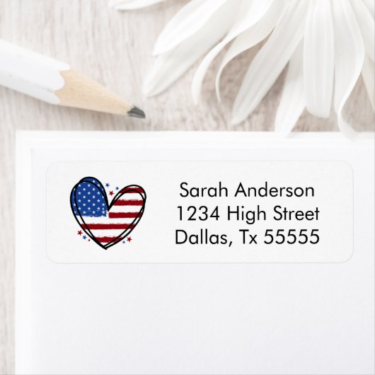 American Flag Heart Patriotic (Insitu)