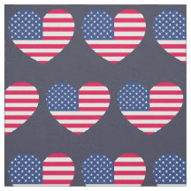 American Flag Heart Patriotic USA Banner