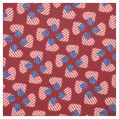 American Flag Herts Patriotic 4. Juli Stoff (Muster)