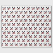 American Flag High Heel Shoes Geschenkpapier (Flach)