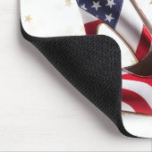 American Flag High Heel Shoes Mousepad (Ecke)