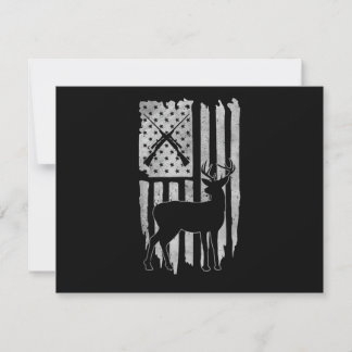 American Flag Hirschjagd Patriotischer Jäger Männe