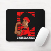 American Flag HIV Aids Brain Aneurysm Stroke Aware Mousepad (Mit Mouse)