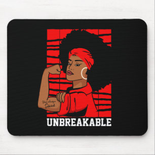 American Flag HIV Aids Brain Aneurysm Stroke Aware Mousepad
