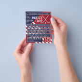 American Flag, Hockey Camp Advertising Flyer (Gruppe)