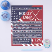 American Flag, Hockey Camp Advertising Flyer (Einzeln)