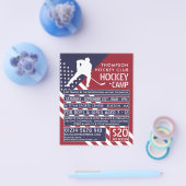 American Flag, Hockey Camp Advertising Flyer (Einzeln)