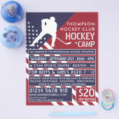 American Flag, Hockey Camp Advertising Flyer (Einzeln)
