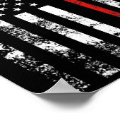 American Flag Hockey USA Patriotic Poster (Ecke)