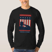 American Flag Honoring All Who Served Thanks Veter T-Shirt (Vorderseite)