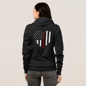 American Flag Hoodie (Schwarz voll)