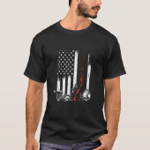 American Flag Hunter T-Shirt (Vorderseite)