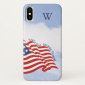 American Flag Illustration Stars & Streifen ewig Case-Mate iPhone Hülle (Rückseite)