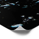 American Flag in Snow Poster (Ecke)